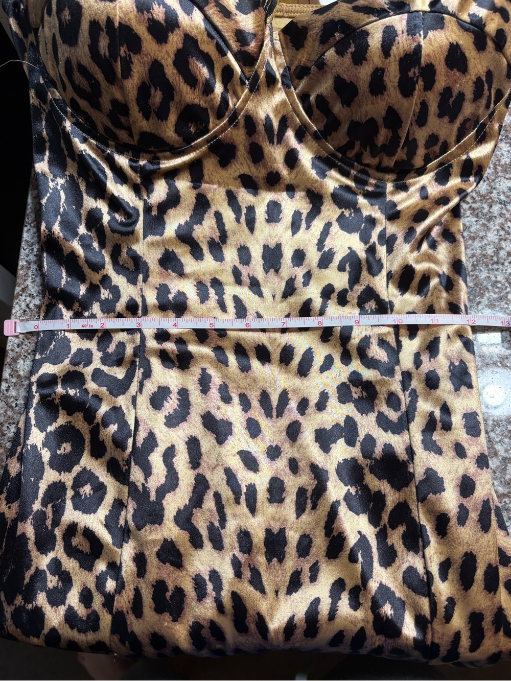 Leopard Print Satin Dress size Medium 🐆 - Picture 9 of 9